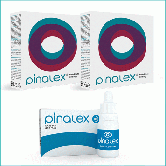 Пиналекс Таб 2 шт + Пиналекс - глазные капли с пептидами